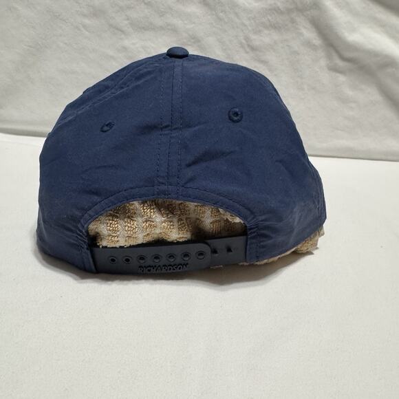 Vintage Motel 6 Richardson Outdoor Rope Hat Blue Snapback Rare Promo Style Cap - Picture 4 of 5